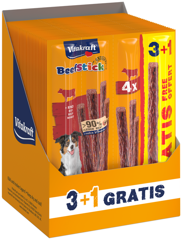 VITAKRAFT BEEF STICK 3+1