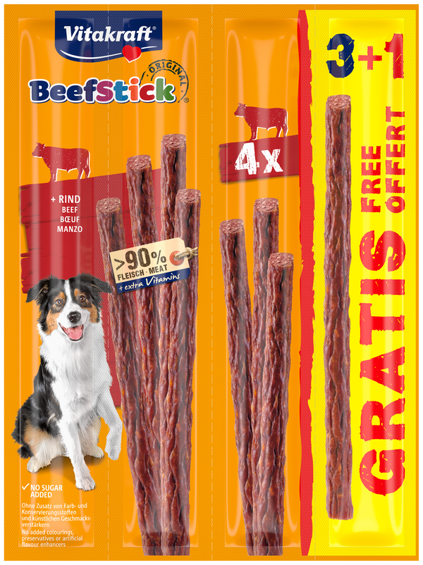 VITAKRAFT BEEF STICK 3+1