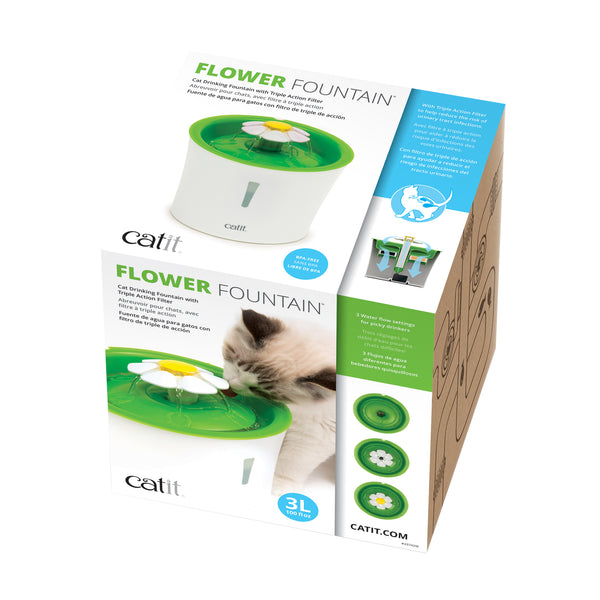 CATIT 2.0 FUENTE BEBEDERA FLOR 3L