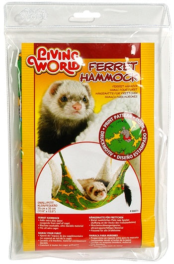 LIVING WORLD HAMACA PARA FERRET VERDE 35X35 CM