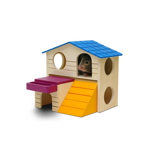 LIVING WORLD CASA DE JUEGO MADERA LARGE HAMSTER