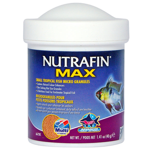 NUTRAFIN MAX PECES TROPICALES MICROGRANULOS 40G