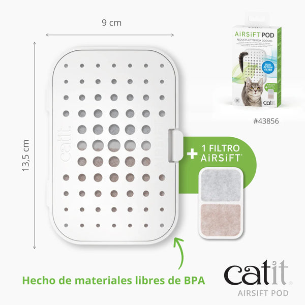 CATIT AIRSIFT SOPORTE MAS FILTRO PURIFICADOR