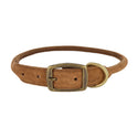 COASTAL CIRCLE-T COLLAR REDONDO CUERO RUSTICO CHOCOLATE