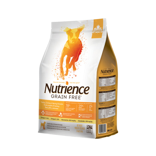 NUTRIENCE GR.FREE DOG PAVO POLLO ARENQUE