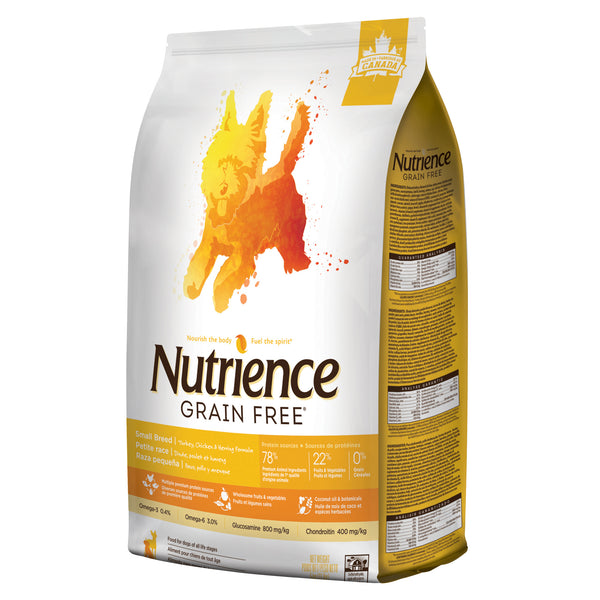 NUTRIENCE GR.FREE DOG PAVO POLLO ARENQUE SMALLBITE