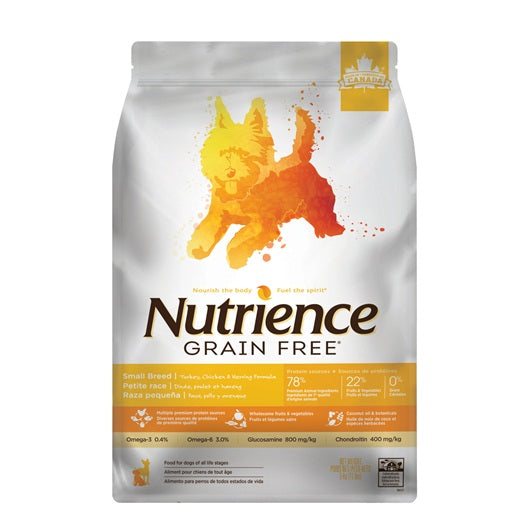 NUTRIENCE GR.FREE DOG PAVO POLLO ARENQUE SMALLBITE