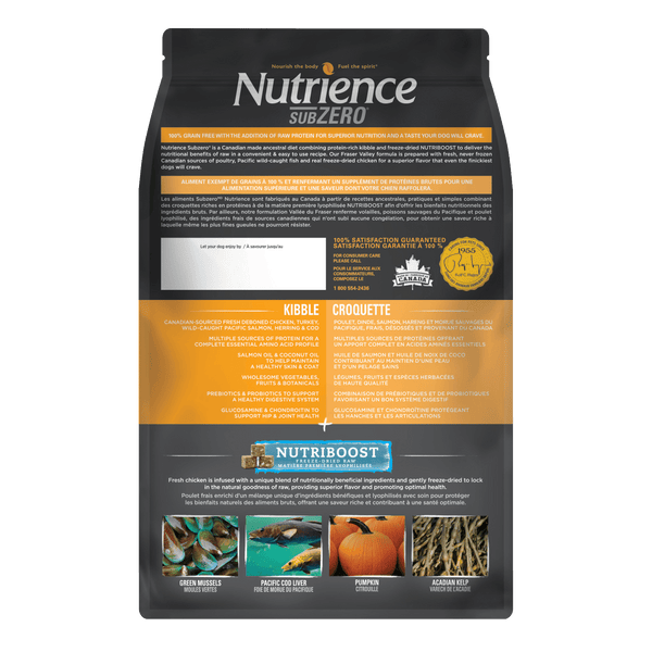 NUTRIENCE SUBZERO DOG FRASER VALLEY