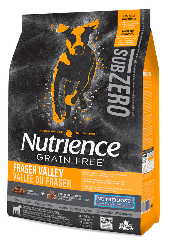 NUTRIENCE SUBZERO DOG FRASER VALLEY