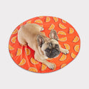 GFPET ICE MAT REDONDO NARANJA