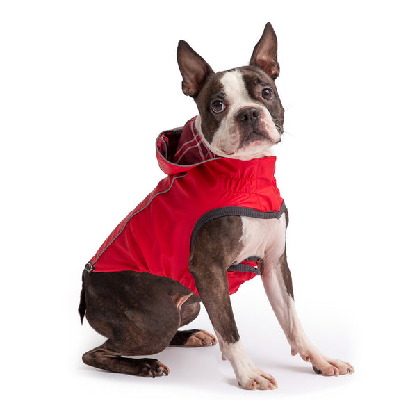 GFPET IMPERMEABLE REVERSIBLE ROJO