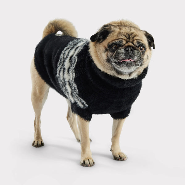 GF PET SWEATER FUZZY NEGRO