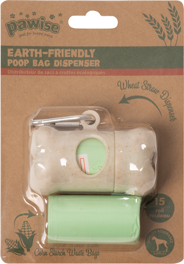 PAWISE DISPENSADOR BOLSAS DESECHOS ECO-FRIENDLY