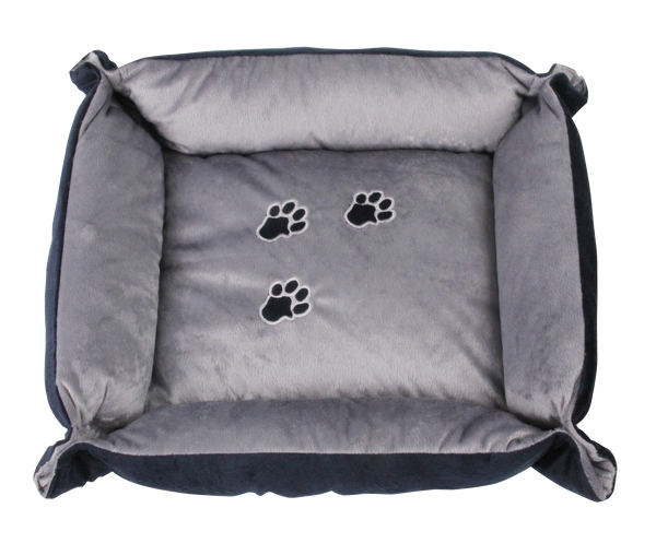 PAWISE CAMA GATO CON PATITAS AZUL - GRIS