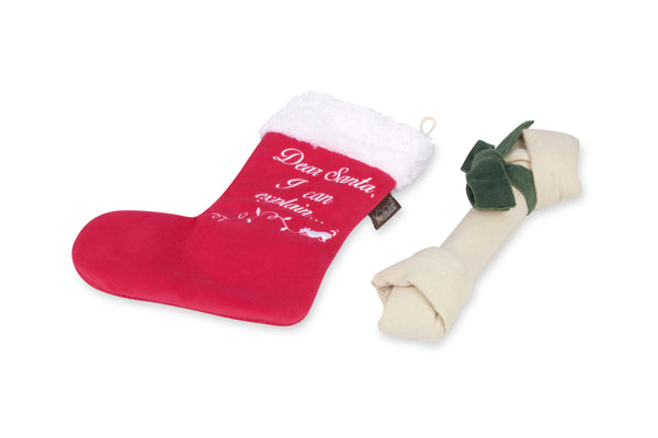 PLAY JUGUETE MERRY WOOFMAS GOOD DOG STOCKING