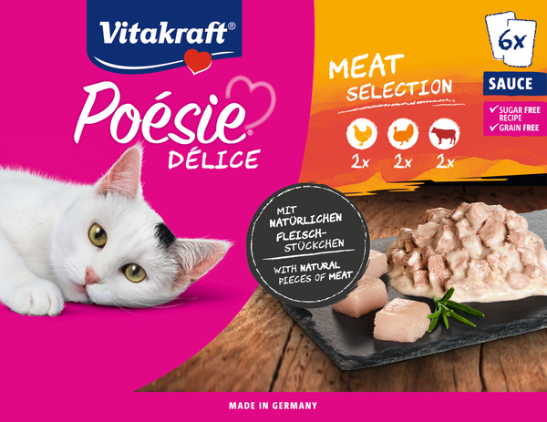 VITAKRAFT POESIE DELICE MULTIPACK CARNES