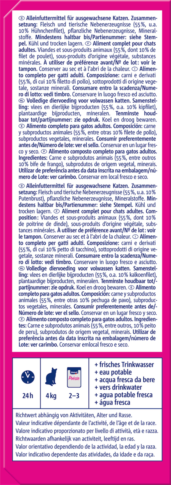 VITAKRAFT POESIE DELICE MULTIPACK CARNES