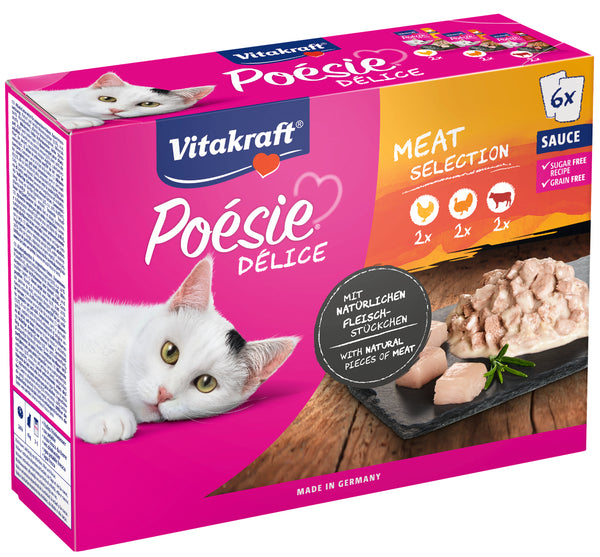 VITAKRAFT POESIE DELICE MULTIPACK CARNES