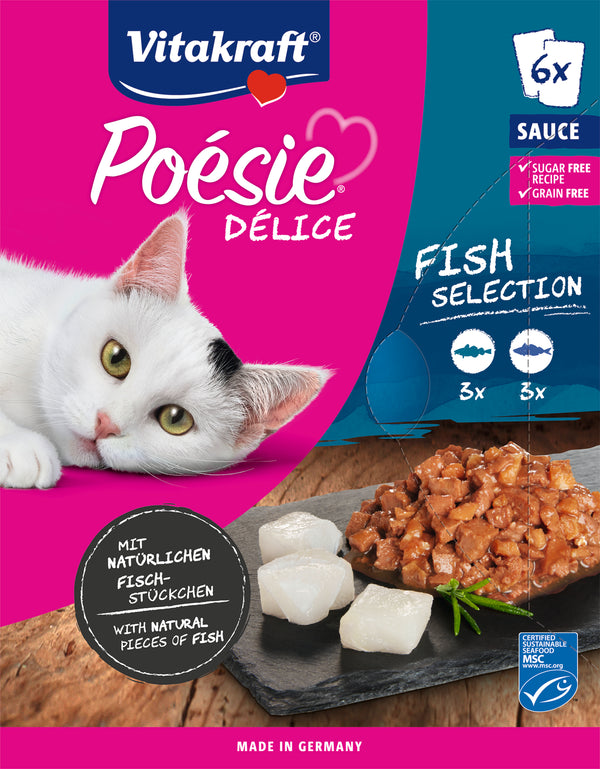 VITAKRAFT POESIE DELICE MULIPACK PESCADOS