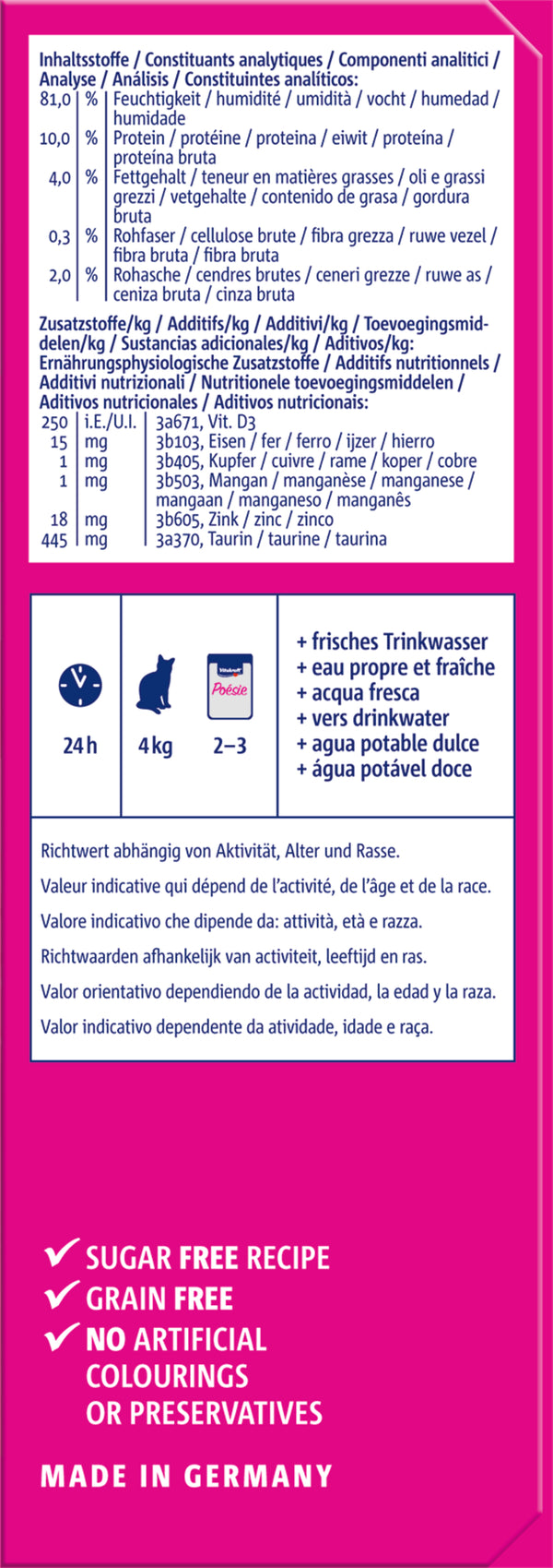 VITAKRAFT POESIE DELICE MULIPACK PESCADOS