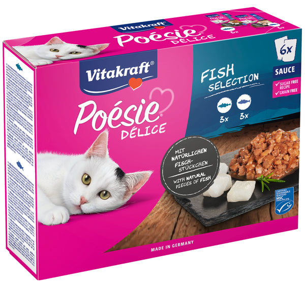 VITAKRAFT POESIE DELICE MULIPACK PESCADOS