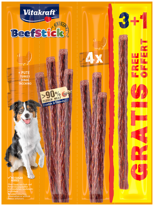 VITAKRAFT BEEF STICK 3+1