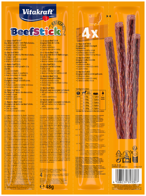VITAKRAFT BEEF STICK 3+1