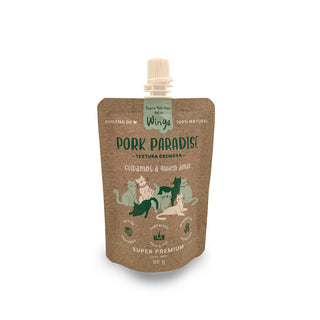 WINGA POUCH PORK PARADISE GATO 90 G DISPLAY