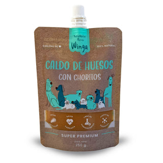 WINGA CALDO DE HUESO DE CHORITO PERRO DISPLAY X 10